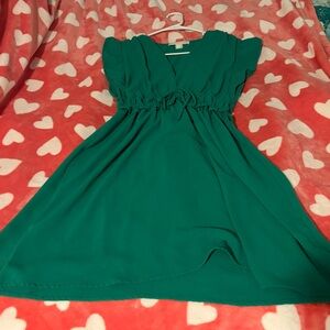 Monteau Green Casual Dress